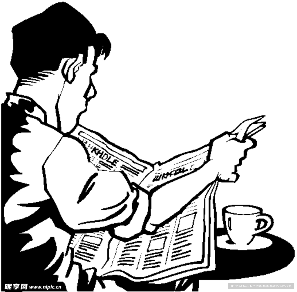 黑白漫画