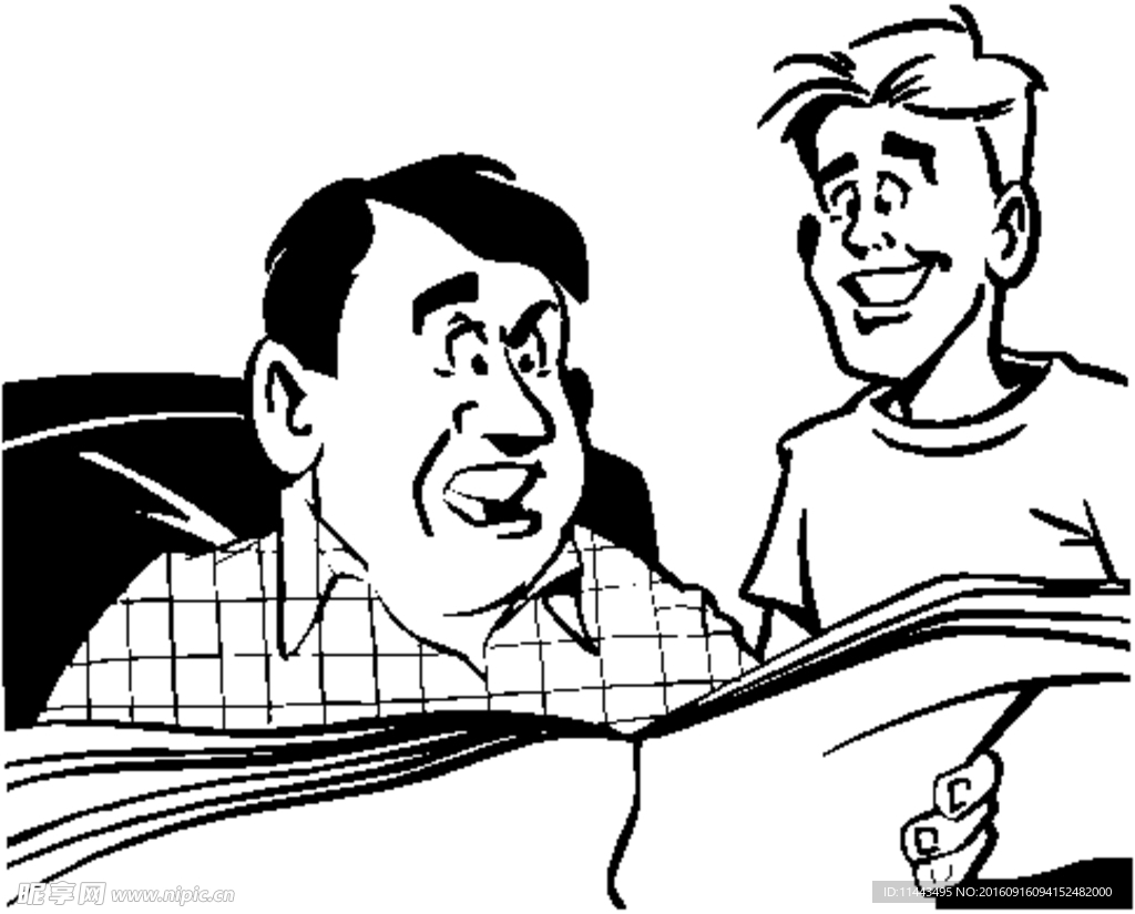 黑白漫画