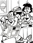 黑白漫画