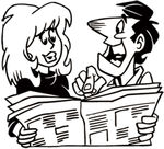 黑白漫画
