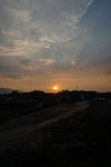乡村日落夕阳西下