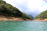 湖 高山 云