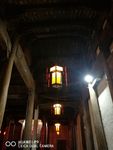 古村祠堂夜晚灯笼