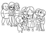 手绘校园暴力防范漫画