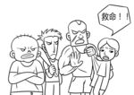 手绘校园暴力防范漫画