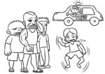 手绘校园暴力防范漫画