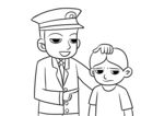 手绘校园暴力防范漫画