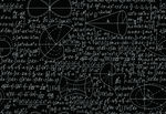 数学黑板板书矢量