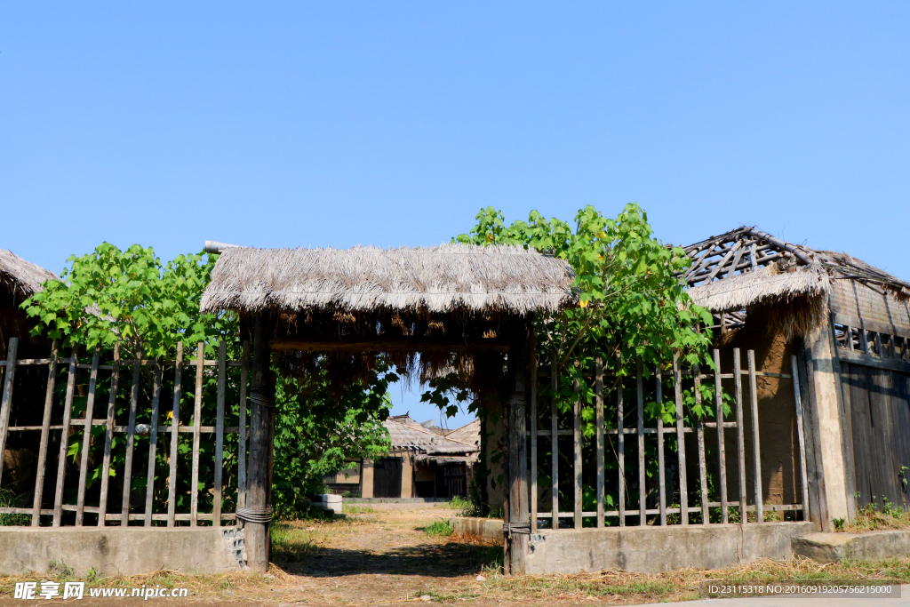 象山影视城 古代人家