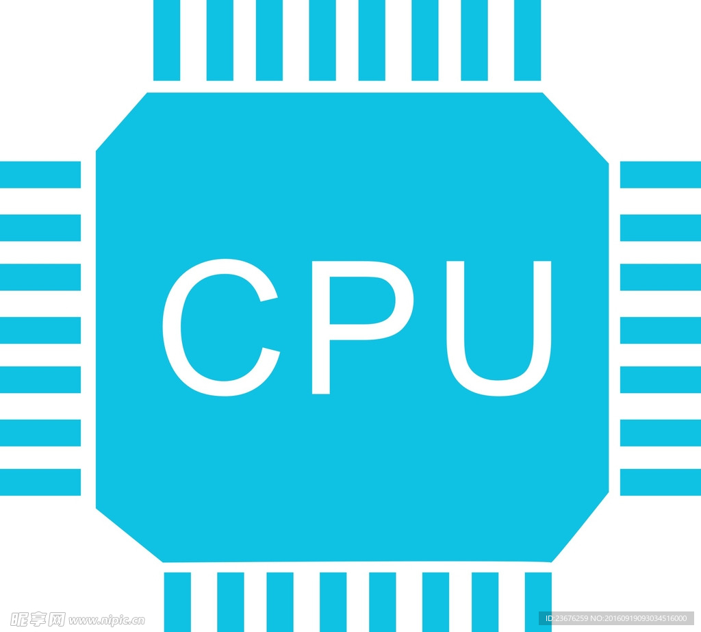 CPU矢量图标