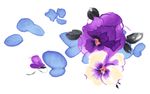 紫色唯美花朵素材