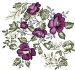卡通花朵花纹素材
