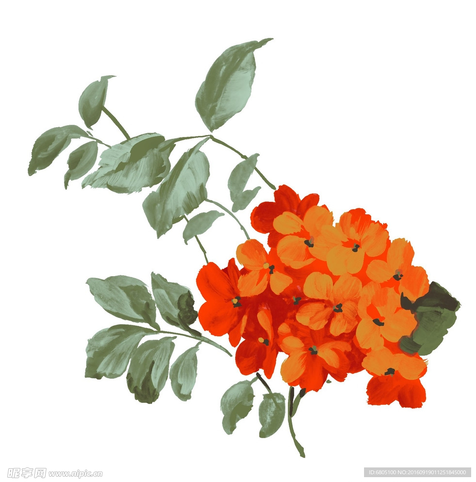 浪漫唯美花朵素材