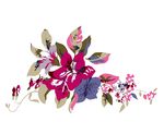 浪漫唯美花朵花纹素材