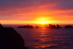 夕阳 海边
