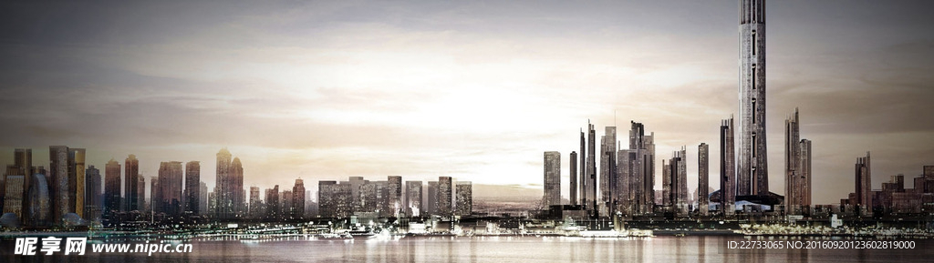 高楼建筑背景
