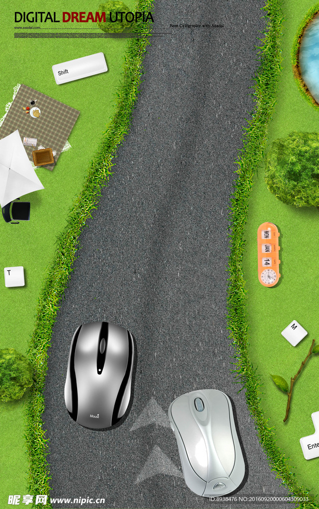 鼠标赛跑