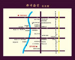 都市海棠 区位图 展板 AI