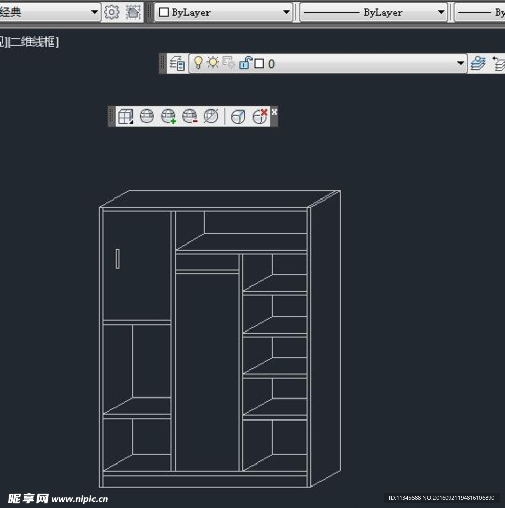 衣柜cad