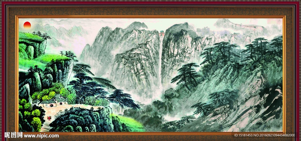 国画山水