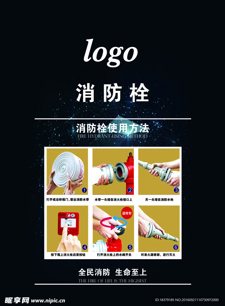 消防栓使用方法