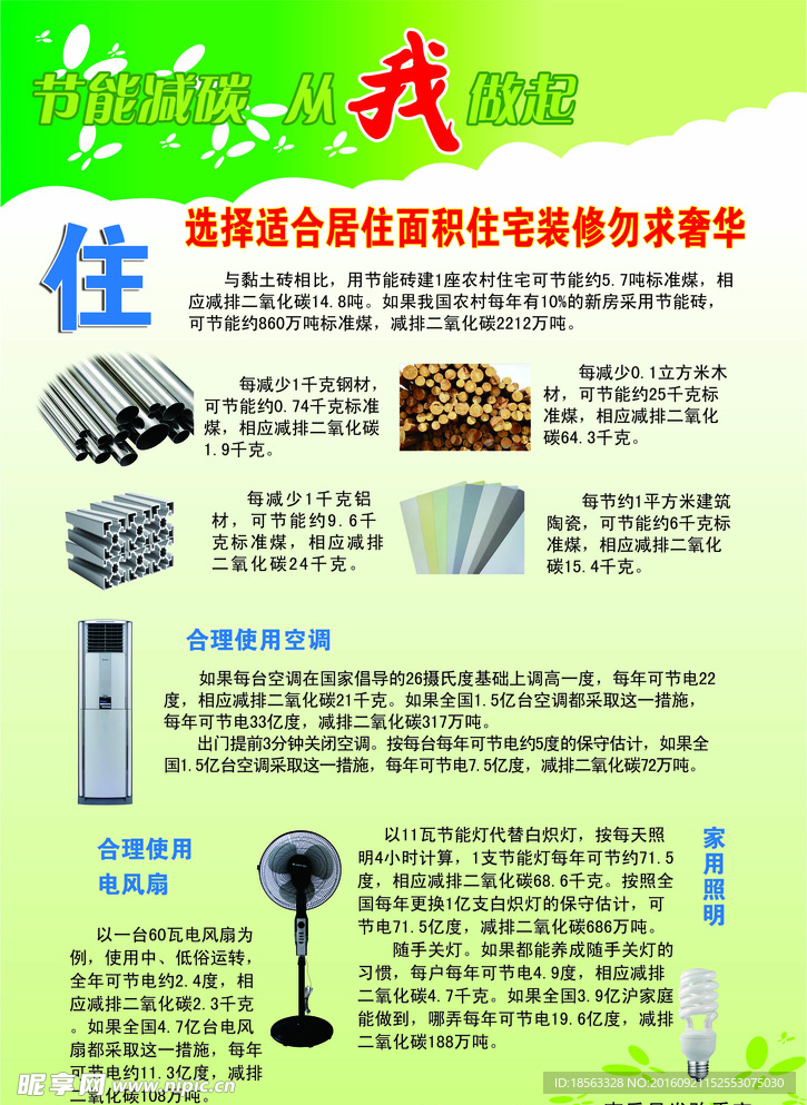 节能减碳 从我做起彩页