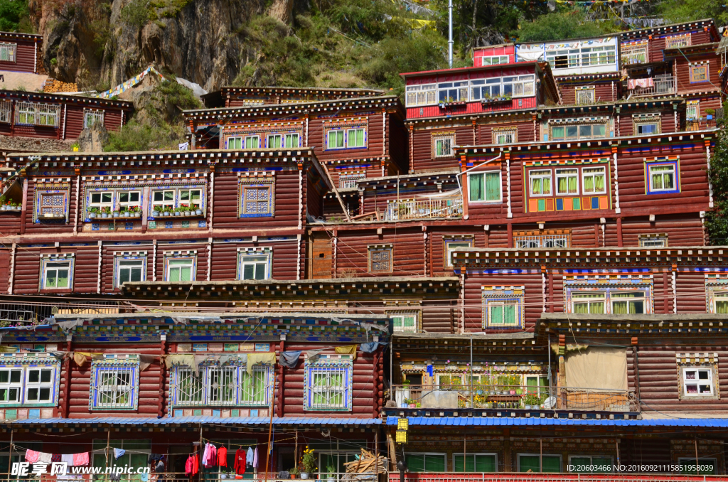 德格藏式民居