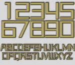 创意金色数字