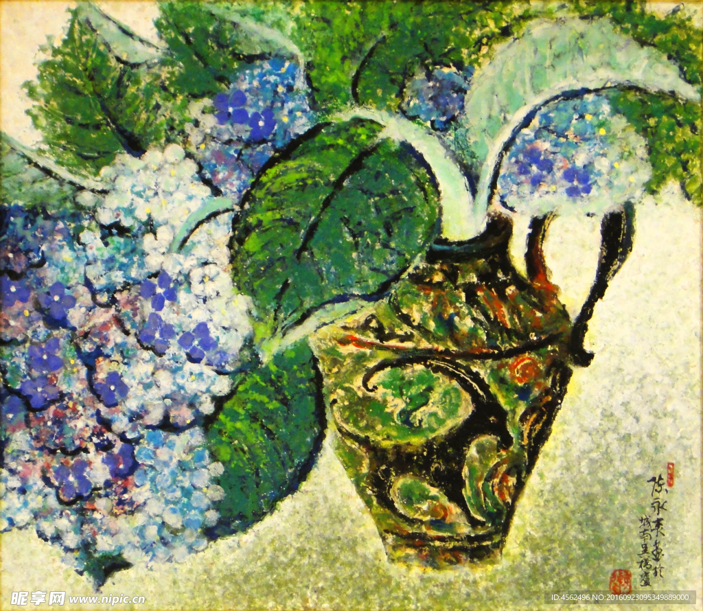 油画花卉
