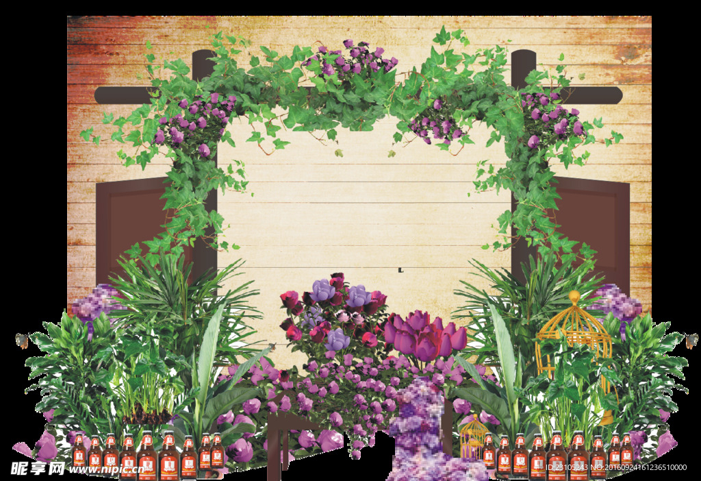 田园森系长廊迎宾区