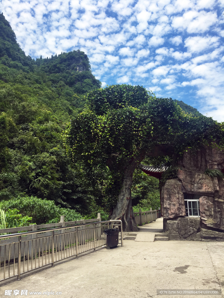 三峡瀑布景点