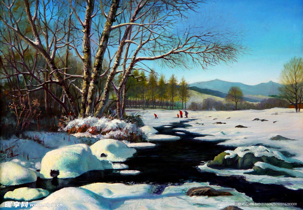 风景油画