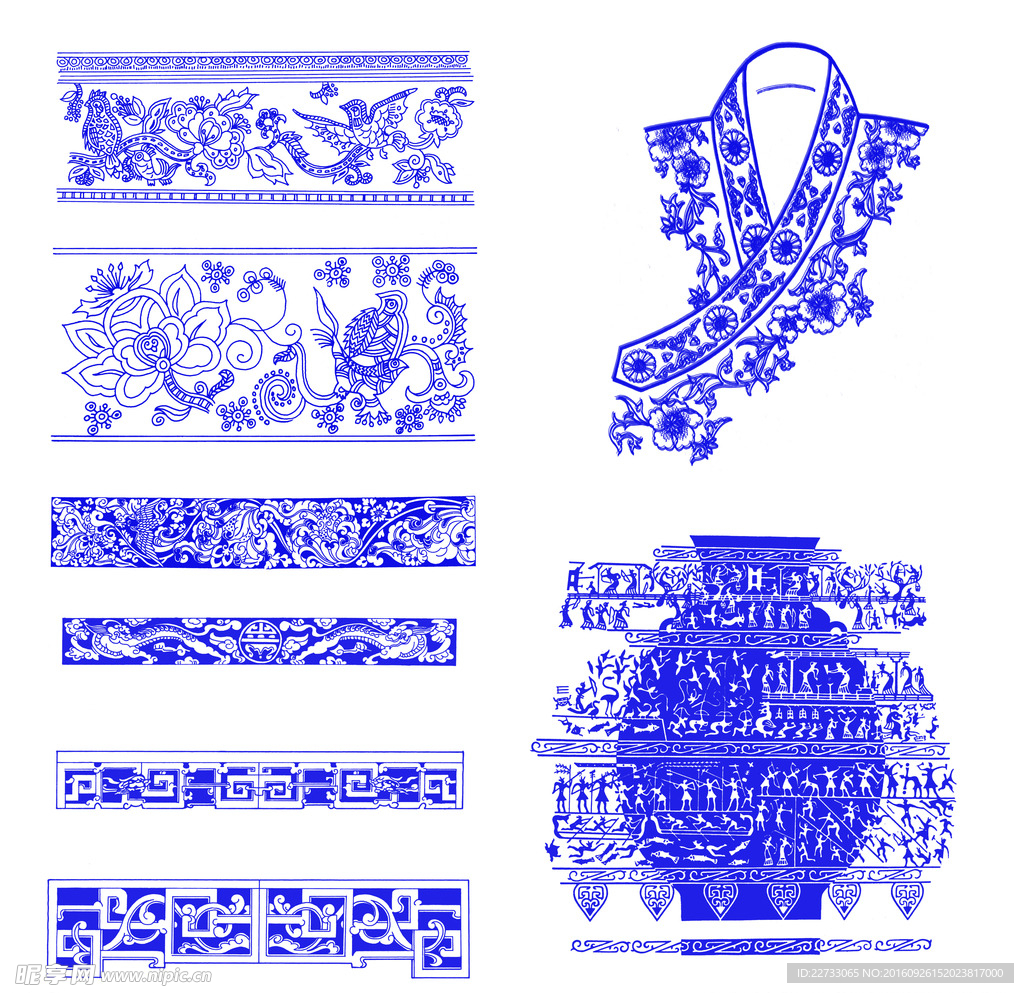 高清晰古典花纹图片