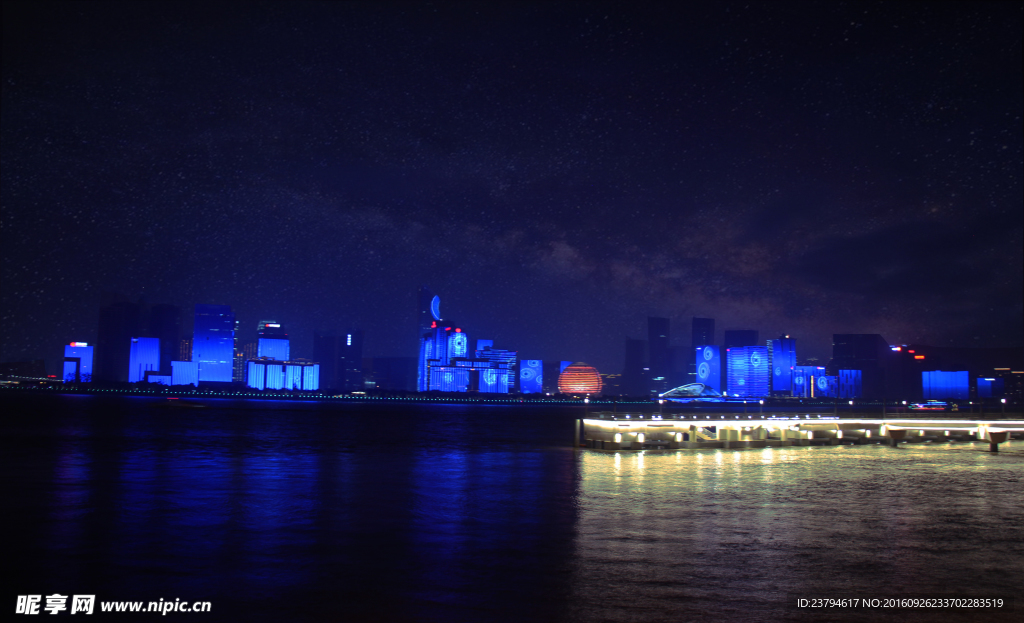 钱江新城夜景