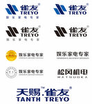 雀友logo设计