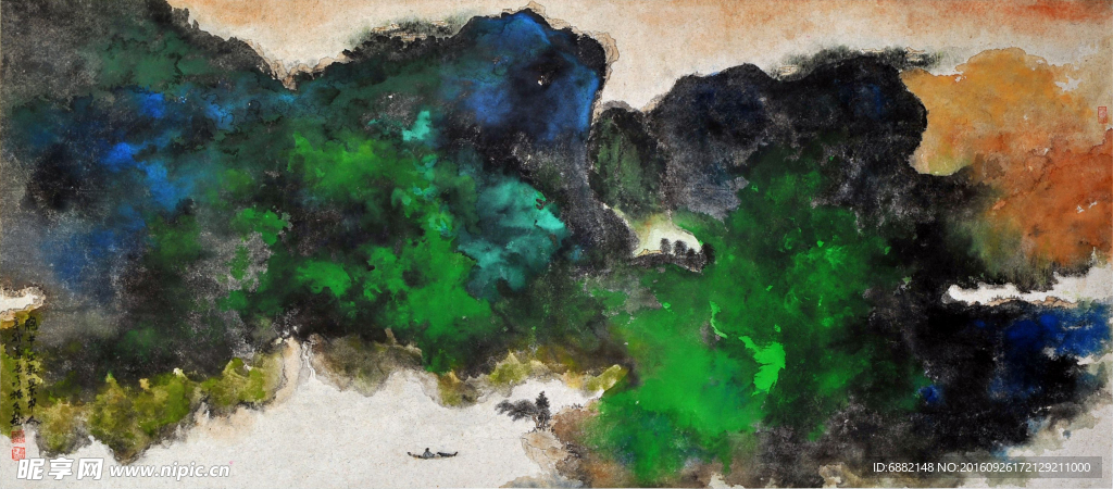 水墨画