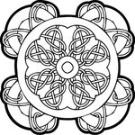 凯尔特人的装饰品 花纹矢量元素