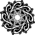 凯尔特人的装饰品 花纹矢量元素