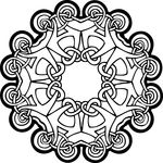 凯尔特人的装饰品 花纹矢量元素