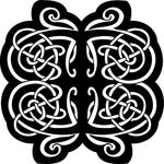 凯尔特人的装饰品 花纹矢量元素