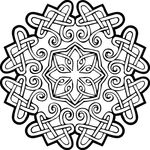 凯尔特人的装饰品 花纹矢量元素