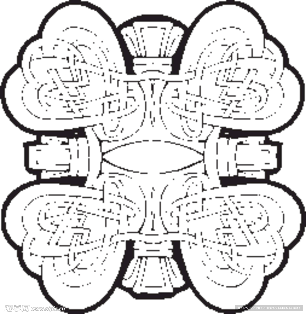 凯尔特人的装饰品 花纹矢量元素