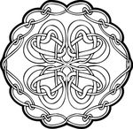 凯尔特人的装饰品 花纹矢量元素
