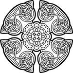 凯尔特人的装饰品 花纹矢量元素