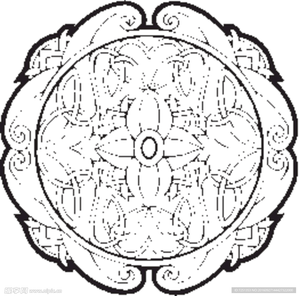 凯尔特人的装饰品 花纹矢量元素