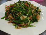韭菜炒河虾
