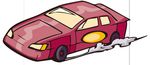 红色汽车