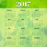 2017年日历