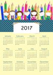 卡通2017年日历