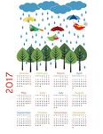卡通2017年日历